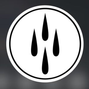 Vier Traenen Tattoo Logo